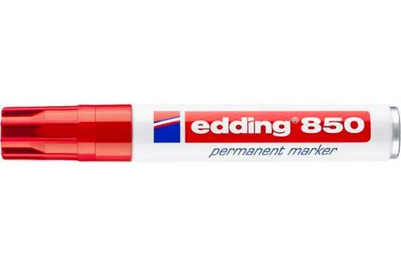 Top Prodej Permanentní popisovač 850, červená, 5-16 mm, klínový hrot, EDDING 7580086002