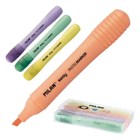 Zvýrazňovač MILAN Sway Pastel Sugar- sada 4 ks Sezónní Sleva