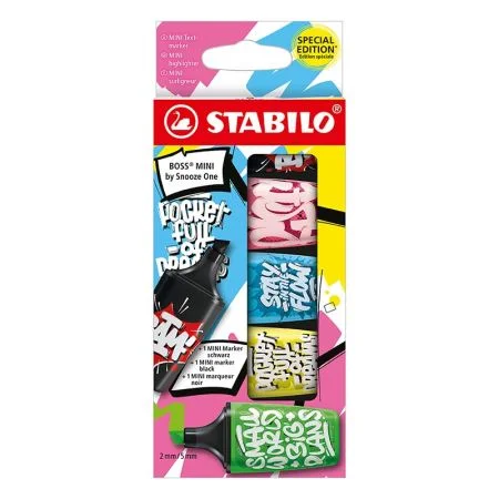 Výhodná Nabídka Zvýrazňovač STABILO BOSS MINI by Snooze One - sada 5 ks