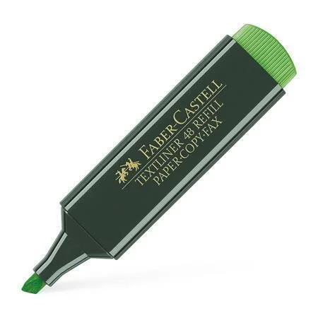 Zvýrazňovač Textliner 48, zelená, 1-5 mm, FABER-CASTELL Odeslání Ihned