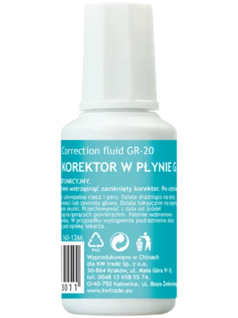 korekční lak fluid 20ml GR-20 160-1266 Originální