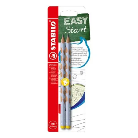 Ergonomická trojhranná grafitová tužka HB pro leváky - STABILO /2 ks Nejprodávanější