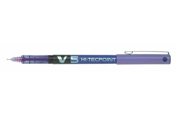 Roller s tekutým inkoustem Hi-Tecpoint V5, fialová, 0,3 mm, PILOT Vrácení Zdarma