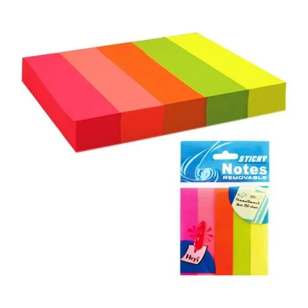 Cenově Výhodný Blok kostka lepicí NEON 5 x 15 x 75 mm
