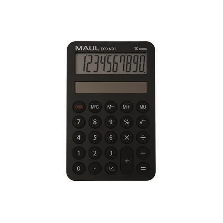 Levný Kalkulačka Eco MD 1, černá, stolní, 10 číslic, MAUL 7275090