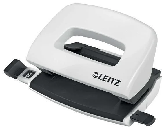 Vrácení Zdarma Děrovačka Nexxt Wow 5060, bílá, 10 listů, kov, mini, LEITZ