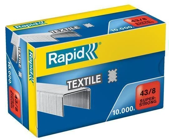 Drátky Superstrong, 43/8, pozinkované, na textil, RAPID Objednat Nyní