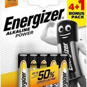 Akce Baterie Alkaline Power, AAA, 4+1 ks, ENERGIZER EPAAAB4+1 ,balení 5 ks