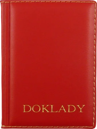 Aktuální pouzdro na dokladyčervené