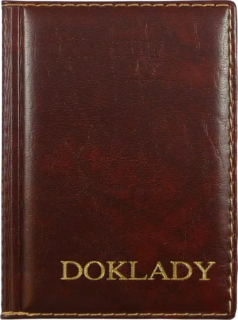 Novinka pouzdro na dokladyhnědé