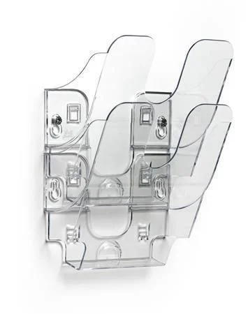 Držák na katalogy FLEXIPLUS 2, transparentní, na zeď, A5, na výšku, DURABLE 1709013400 Nová Kolekce