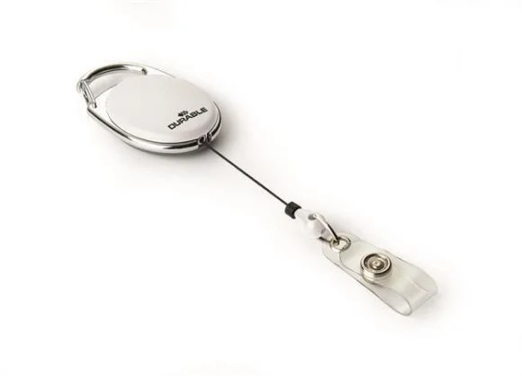 Držák jmenovek Style, bílá, výsuvný, na patent, DURABLE ,balení 10 ks Odeslání Ihned