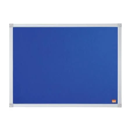 Textilní nástěnka Essential, modrá, 60 x 45 cm, hliníkový rám, NOBO 1915680 Nejlepší Cena