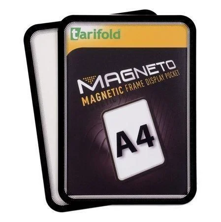 Prezentační kapsa Magneto, černá, magnetická, A4, DJOIS ,balení 2 ks Jen Po Omezenou Doba