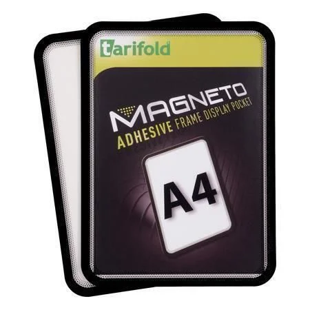 Prezentační kapsa Magneto, černá, samolepící, A4, DJOIS ,balení 2 ks Bezpečná Platba