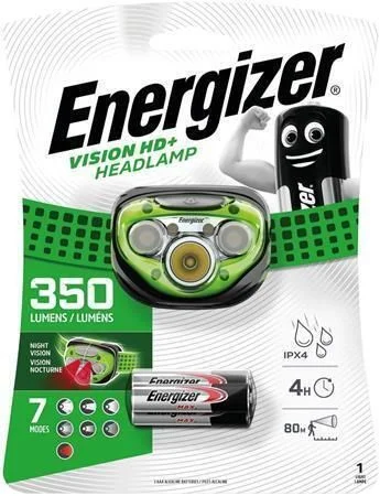 Bezpečná Platba Čelovka Headlight Vision HD Plus, 2 LED, 3xAAA, ENERGIZER