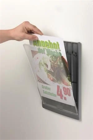 Pouze Dnes Informační tabulka CLICK SIGN, modrá, 210 x 297 mm, DURABLE 486707