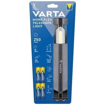 Přímo Od Výrobce Svítilna Work Flex Telescope, LED, VARTA 18646101421