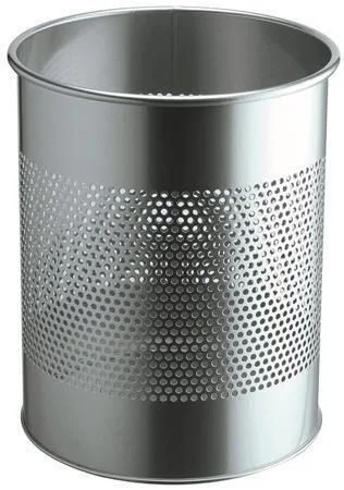 Akce Odpadkový koš, stříbrná, kov, 15 l, DURABLE 331023