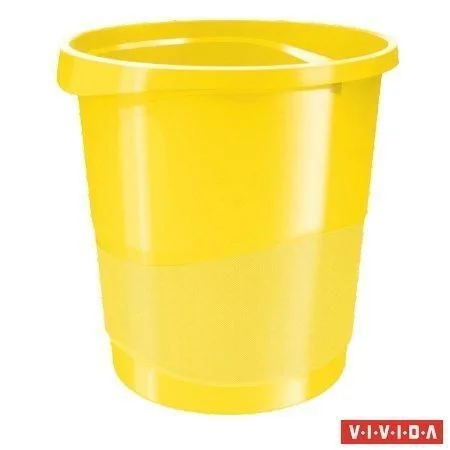 Odpadkový koš Europost, Vivida žlutá, 14 l, ESSELTE Sezónní Sleva