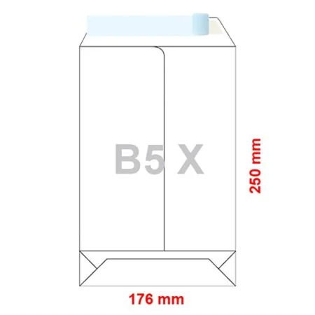 Obálky B5 X 176 x 250 mm recyklovaný papír, samolepící / 20 ks Koupit Online