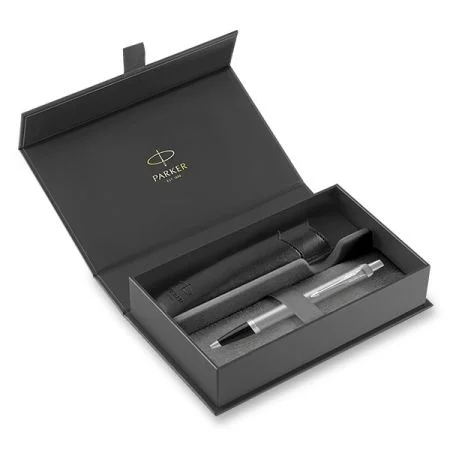 Dokud Zásoby Vydrží Pero kuličkové PARKER IM Essential Stainless Steel CT + černé pouzdro