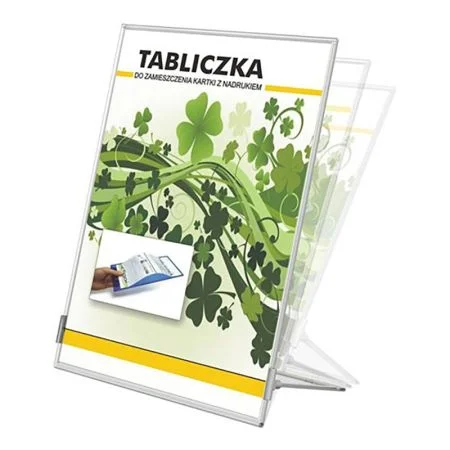 Autentický Stojan na dokumenty "L", nakloněný, 110x230 mm, PANTA PLAST