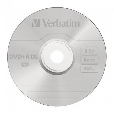 Pouze Dnes DVD+R DL, 8,5GB, 8x, Verbatim, Double Layer, 10-cake ,balení 10 ks
