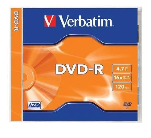 Výhodná Nabídka DVD-R 4,7GB, 16x, AZO, Verbatim, jewel box