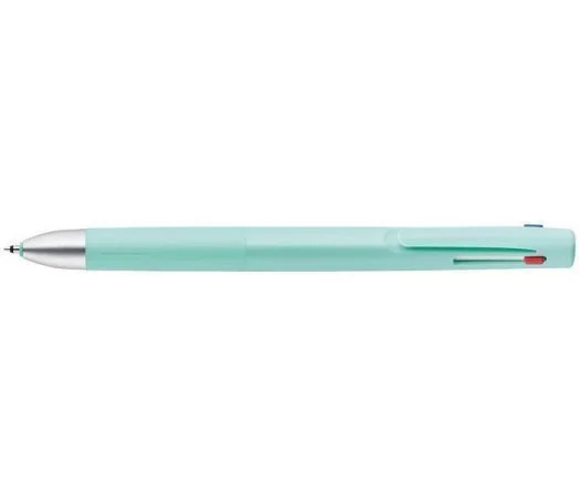 Kuličkové pero Blen 3C, modrozelená, 0,24 mm, stiskací mechanismus, 3-barevné, ZEBRA 53135 Finální Výprodej