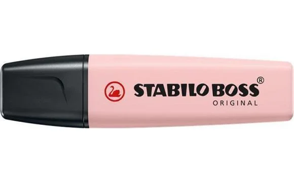 Zvýrazňovač BOSS original NatureCOLORS Wildflower, blush růžová, 2-5 mm, STABILO 70/128 Oblíbený