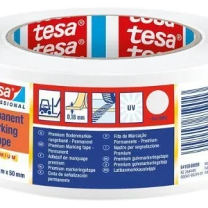 Značkovací páska na podlahy Professional Premium 4169, bílá, 50 mm x 33 m, TESA 04169-00056-94 Sleva