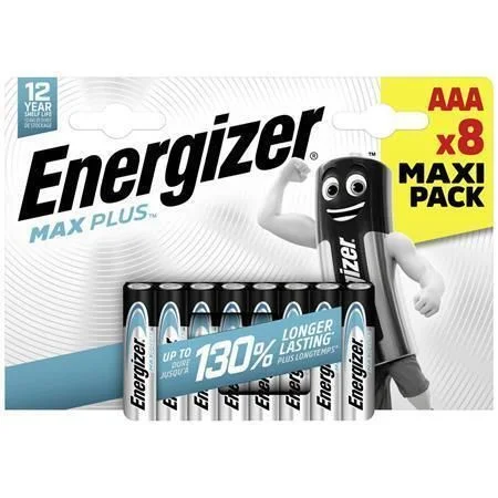 Baterie Max Plus, AAA, 8 ks, ENERGIZER 7638900437522 ,balení 8 ks Must-Have