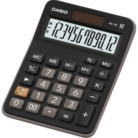 Odeslání Ihned Kalkulačka stolní MX 12B, černá, 12místný displej, CASIO MX 12 B