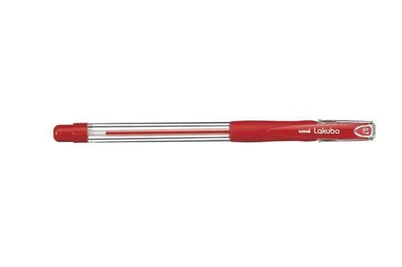 Koupit Online Kuličkové pero SG-100 Lakubo, červená, 0,3 mm, s víčkem, UNI 733840000