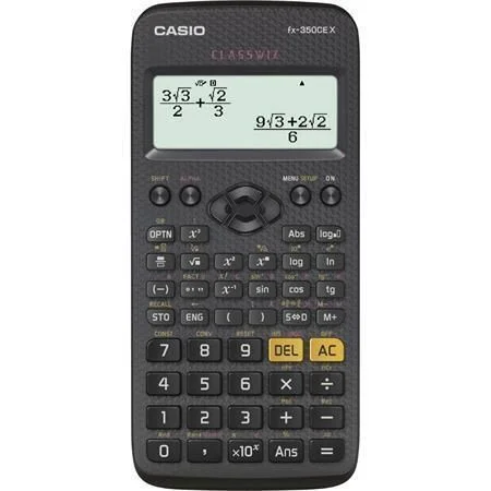 Koupit Online Kalkulačka vědecká FX-350 CE X, černá, 379 funkcí, CASIO FX 350 CE X
