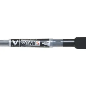 Zlevněný Popisovač na bílou tabuli V-Board Master S, černá, 1,3 mm, EF, s houbičkou, PILOT WBME-VS-EF-B-BG