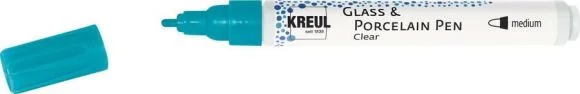 Vysoce Kvalitní Fix na porcelán a sklo, M, tyrkysová, KREUL