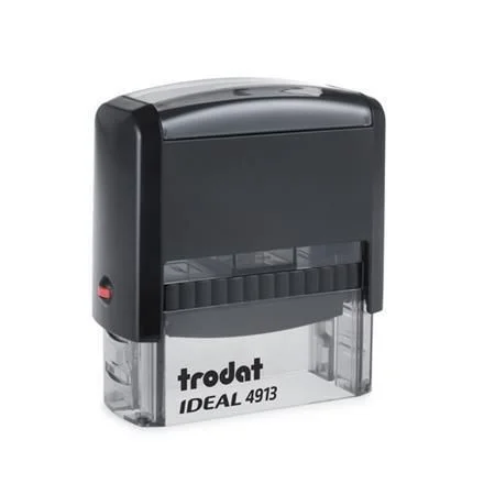 Razítko Ideal 4913, černá, černý polštářek, TRODAT P2IDEAL4913 Bezpečná Platba