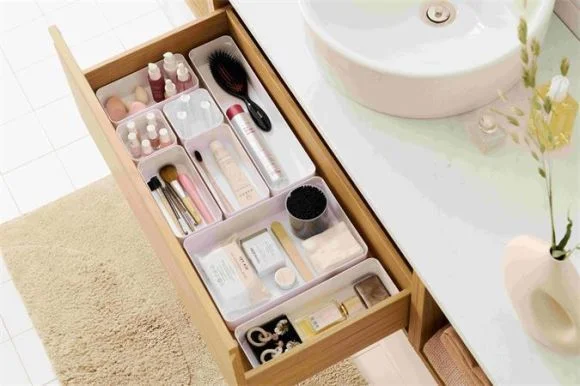 Organizér do zásuvek Compact, bílá, 30 x 6 x 10 cm, SMARTSTORE 19310 Nejlepší Cena