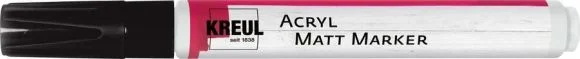 Akrylový fix matný, medium, černá, KREUL Akční Cena