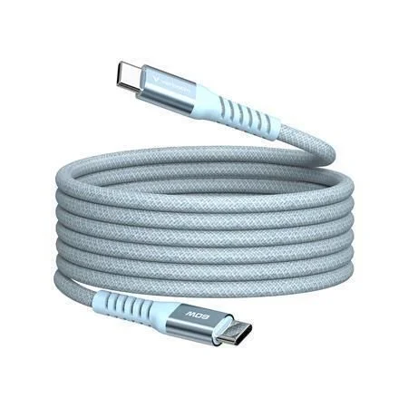 Sezónní Sleva USB kabel, modrá, USB-C / USB-C, 1,2 m, 60W, magnetický, VERBATIM 31852