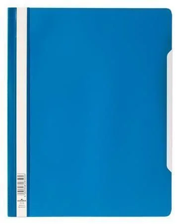 Desky s rychlovazačem, modrá, PP, A4+, 50 ks/balení, DURABLE 257006 ,balení 50 ks Autentický