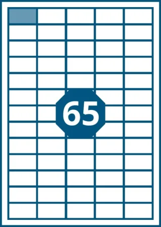 Značkový etikety A438,0 x 21,265ks