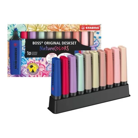 Zvýrazňovač STABILO BOSS ORIGINAL NatureCOLORS Wildflower (sada 10 ks) Horká Nabídka