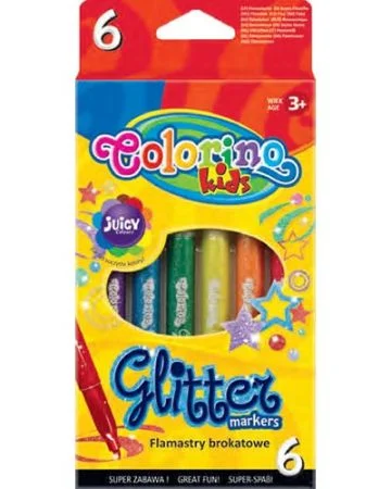 Dokud Zásoby Vydrží Colorino fixy brokát 6 barev