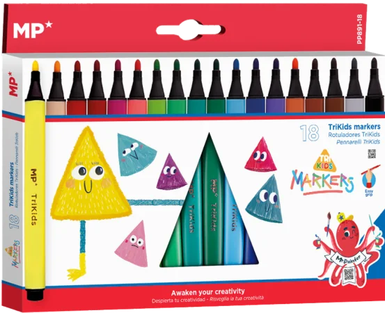 Cenová Bomba popisovače MP jumbo Trikids 18ks PP891-18