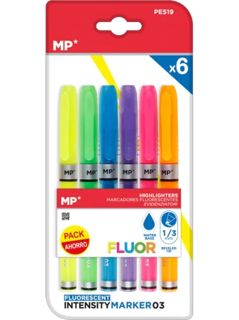 zvýrazňovač MP 6ks PE519 Levný