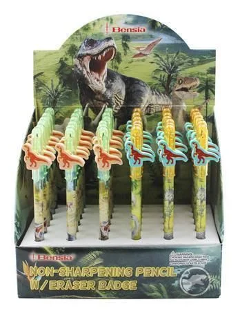 Expresní Doručení Mechanická tužka Bensia, dinosaurus, HB, s gumou, 36 ks/balení, ICO 7050302006