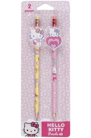 Poslední Šance Tužka s gumou a figurkou Hello Kitty 2 ks na blistru vzor 2